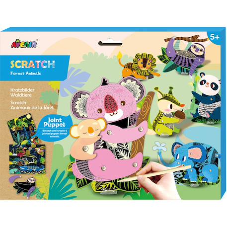 Poupée articulée - animaux de la fôret Blue;red 1 - vertbaudet enfant 