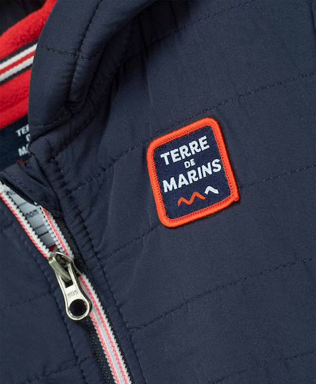 Veste polaire à capuche garçon Indigo 3 - vertbaudet enfant 