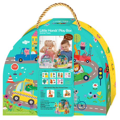 Coffret créatif et ludique - ville d'animaux Multicolor 1 - vertbaudet enfant 