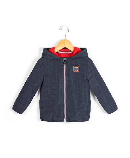Veste polaire à capuche garçon Indigo 1 - vertbaudet enfant 
