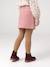 Jupe fille camel+marine+mauve 18 - vertbaudet enfant 