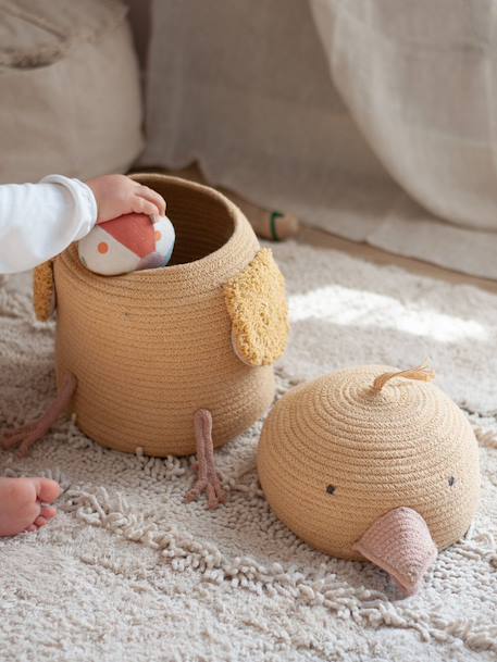 Panier charlie la poule Doré, rose, gris foncé 5 - vertbaudet enfant 