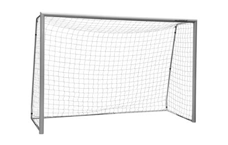But de football en acier 300 avec filet Gris 1 - vertbaudet enfant 