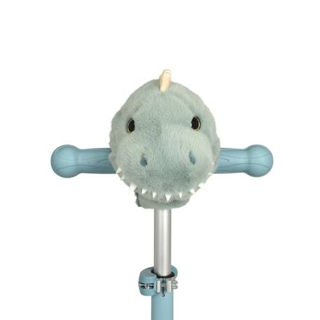 Tête peluche pour guidon de trottinette ou tricycle Blanc+Vert sauge 4 - vertbaudet enfant 