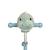 Tête peluche pour guidon de trottinette ou tricycle Blanc+Vert sauge 4 - vertbaudet enfant 