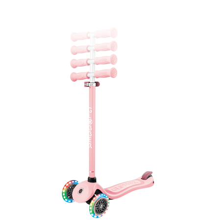 Trottinette évolutive go-up sporty lights Bleu cendré+Rose pastel+Vert menthe 10 - vertbaudet enfant 