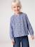 Chemise file gaze de coton imprimée personnalisable blanc imprimé+bleu chambray+doré+écru+mauve 8 - vertbaudet enfant 