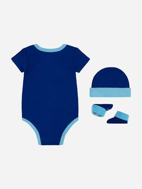Bodies garçon en coffret Blanc / noir+Bleu foncé / ciel 5 - vertbaudet enfant 
