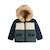 Doudoune enfant imperméable doublée sherpa avec capuche noah Bleu 2 - vertbaudet enfant 