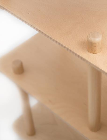 Bibliothèque en bois FILO Naturel 3 - vertbaudet enfant 