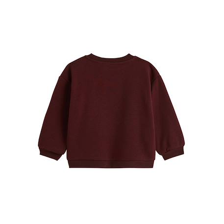 Sweat en molleton violette Rose 3 - vertbaudet enfant 
