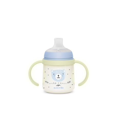 Biberon à anses phosphorescentes +6mois 150ml Wild & free bleu+Wild & free gris+Wild & free marron+Wild & free rose 4 - vertbaudet enfant 