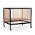 Parc pour bébé en bois + roues 95x75 cm parc 99 Blanc ancien+Marron et noir+Naturel+Noir 8 - vertbaudet enfant 