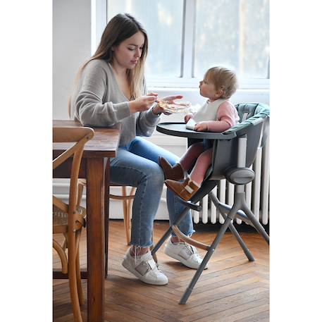 Chaise haute évolutive up&down Gris 6 - vertbaudet enfant 