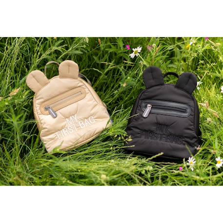 Sac à dos enfant my first bag Beige matelassé+Blanc noir+Noir or+Rose blanc 6 - vertbaudet enfant 