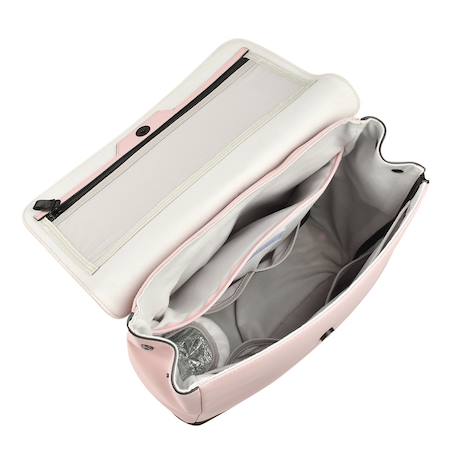 Sac à dos à langer pratique 19 litres oslo Gris minéral+Rose ancienne 10 - vertbaudet enfant 