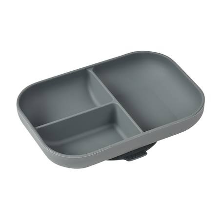 Set repas compartimenté en silicone Terre argile+Vert sauge 4 - vertbaudet enfant 