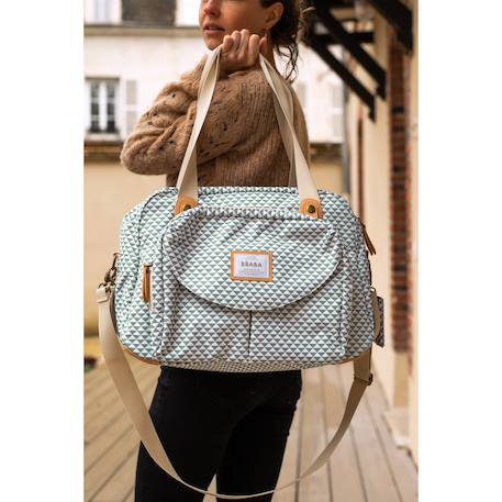 Sac à langer iconique grand volume 23 l geneve Imprimé jeu vert sauge 6 - vertbaudet enfant 