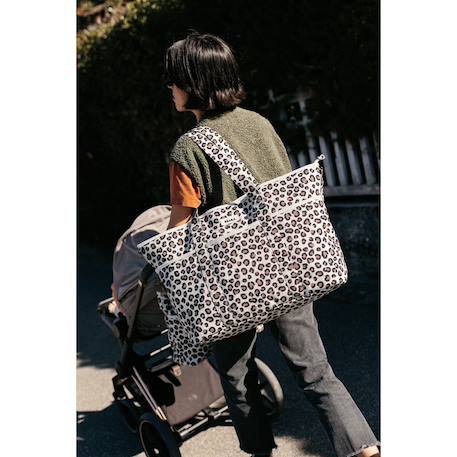 Sac à langer xxl madrid Denim+Léopard clair+Lichen+Ocre 12 - vertbaudet enfant 