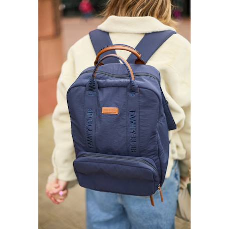 Sac à dos à langer family club Bordeaux+Gris foncé+Marine 18 - vertbaudet enfant 