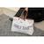Sac à langer de voyage grande contenance design family bag Blanc imprimé+Gris toile 12 - vertbaudet enfant 