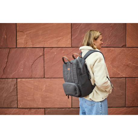 Sac à dos à langer family club Bordeaux+Gris foncé+Marine 12 - vertbaudet enfant 