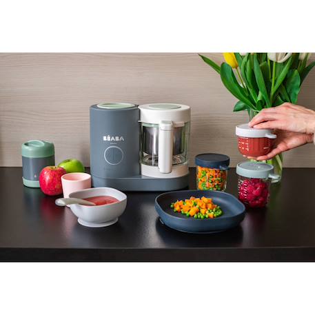 Robot cuiseur 4 en 1 bol verre fabriqué en france babycook neo Gris minéral 6 - vertbaudet enfant 