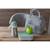 Boîte à repas en inox et silicone Gris velours / rose poudrée+Gris velours / vert sauge 12 - vertbaudet enfant 
