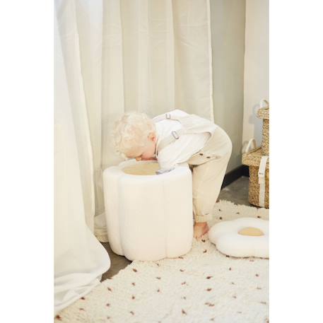 Pouf + coffre à jouets fleur Fleurs 6 - vertbaudet enfant 