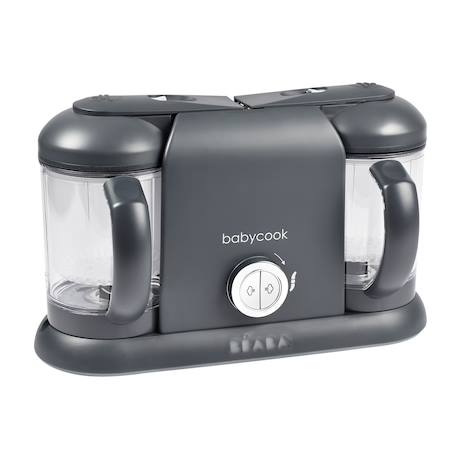 Robot cuiseur 4 en 1 contenance xxl 2200 ml babycook duo Blanc argent+Gris foncé 8 - vertbaudet enfant 
