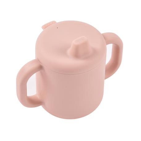 Tasse d'apprentissage en silicone Barbe à papa+Galet+Vert sauge 4 - vertbaudet enfant 