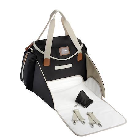 Sac à langer bandoulière grand volume 21 l sydney Cacao+Noir 9 - vertbaudet enfant 