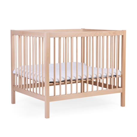 Parc pour bébé en bois + roues 95x75 cm parc 99 Blanc ancien+Marron et noir+Naturel+Noir 15 - vertbaudet enfant 