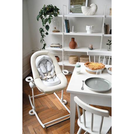 Transat réglable en hauteur 3 inclinaisons up&down Greige 6 - vertbaudet enfant 