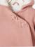 Manteau à capuche bébé fille lainage doublé et ouatiné Gris clair chiné+vieux rose 9 - vertbaudet enfant 