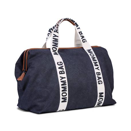 Sac à langer de voyage grande contenance signature mommy bag Indigo+Noir 9 - vertbaudet enfant 