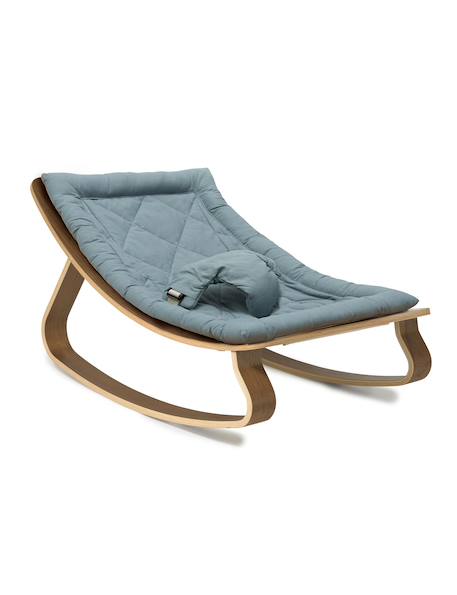 Transat LEVO Noyer Bleu/gris+Bleu/vert+Bois de rose+Camel+Crème+Rose 2 - vertbaudet enfant 