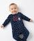 Pyjama bébé fille Fond marine imp pois blanc 1 - vertbaudet enfant 
