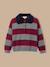 Pull milano rayé fille Rayure bordeaux 1 - vertbaudet enfant 