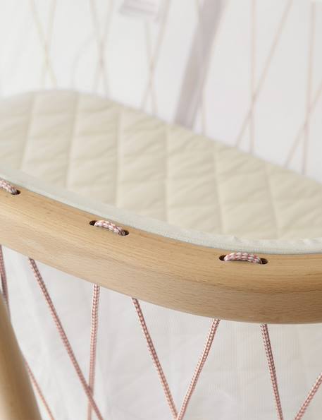 Berceau KUMI avec Matelas Organique Bois de rose+Desert+Hazelnut 3 - vertbaudet enfant 