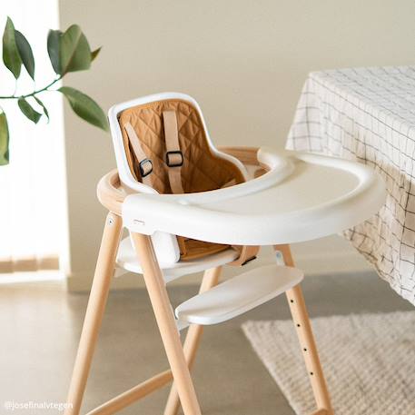 Coussin pour chaise haute TOBO Camel+Farrow+Fur milk+Makemelemonade 3 - vertbaudet enfant 