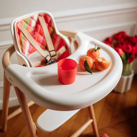 Coussin pour chaise haute TOBO Camel+Farrow+Fur milk+Makemelemonade 9 - vertbaudet enfant 