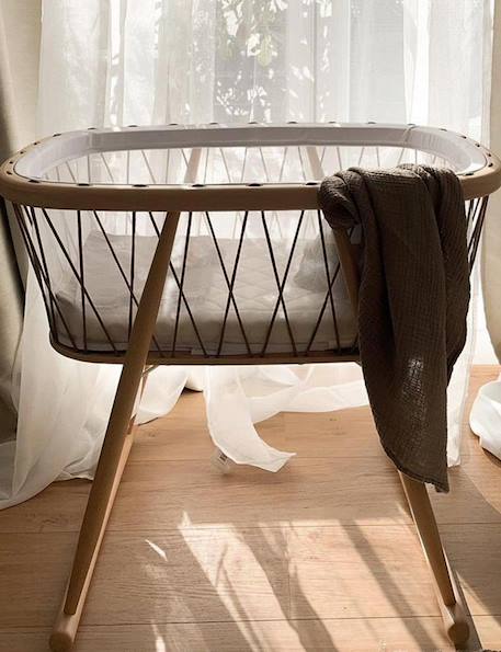 Berceau KUMI avec Matelas Organique Bois de rose+Desert+Hazelnut 18 - vertbaudet enfant 