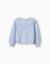 Cardigan en maille ajourée avec maxi col Bleu 2 - vertbaudet enfant 