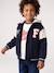 Blouson teddy garçon à capuche amovible marine 1 - vertbaudet enfant 