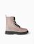 Bottes montantes avec effet paillettes et lacets Gris 1 - vertbaudet enfant 