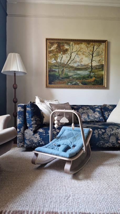 Transat LEVO Noyer Bleu/gris+Bleu/vert+Bois de rose+Camel+Crème+Rose 1 - vertbaudet enfant 