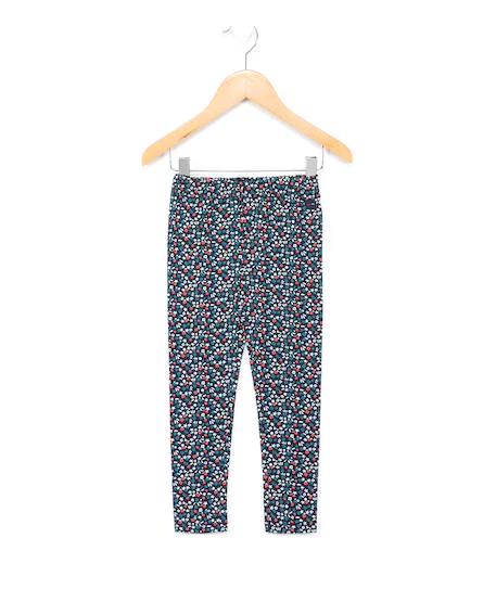 Legging long fille Imprime fleuri vert 1 - vertbaudet enfant 