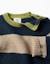 Pull en maille à rayures Bleu foncé 3 - vertbaudet enfant 