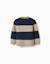 Pull en maille à rayures Bleu foncé 2 - vertbaudet enfant 